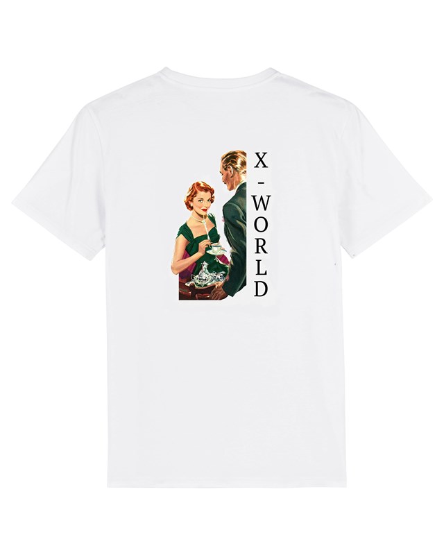 T-shirt - "Woman look at you" - Blanc 2