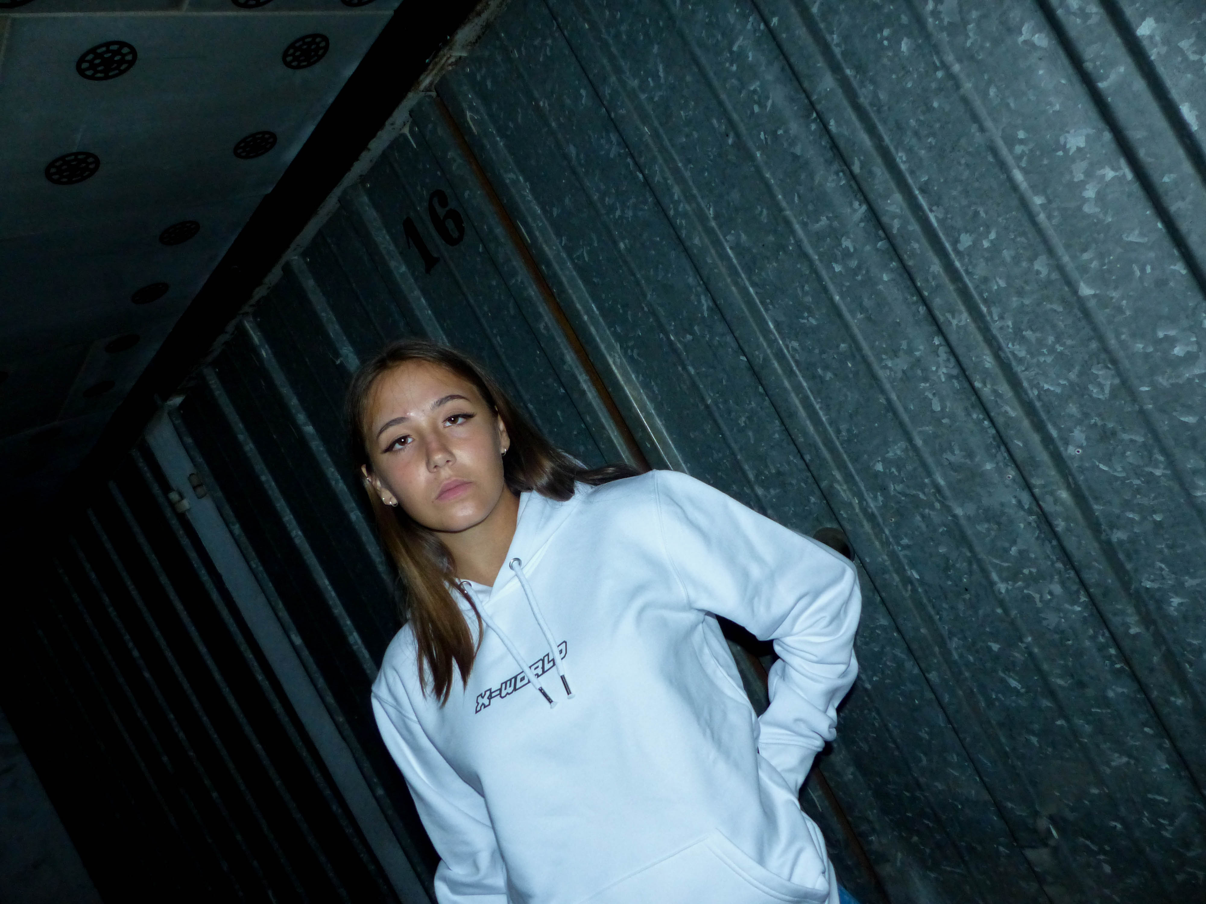 Sweat à capuche - "Univers" - Blanc 6