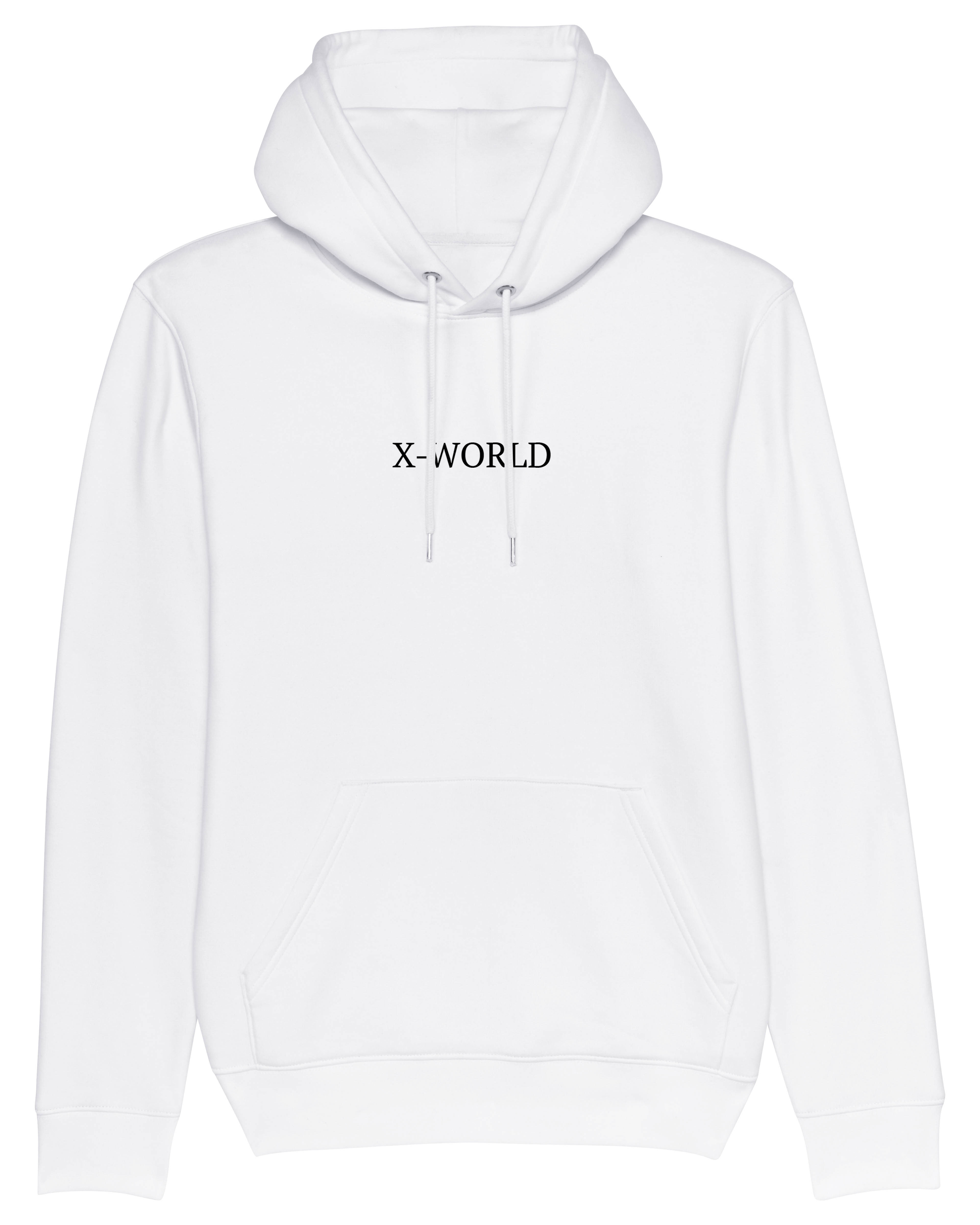 Sweat à capuche - "Woman look at you" - Blanc 3