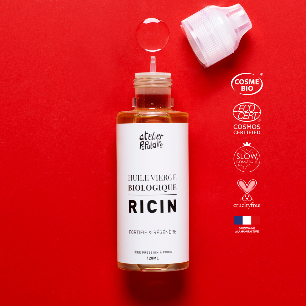 Huile vierge biologique de Ricin | 120mL 3