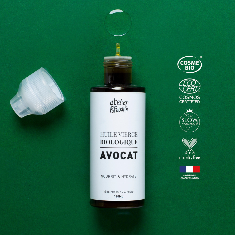 Huile vierge biologique d’Avocat | 120mL 3