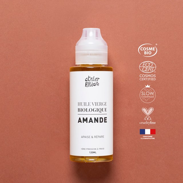 Huile vierge biologique d’Amande douce | 120mL 2