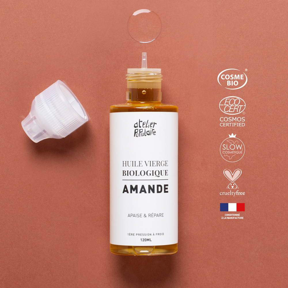 Huile vierge biologique d’Amande douce | 120mL 3