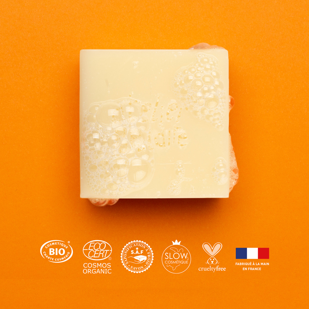 Orange douce | Savon à froid surgras certifié BIO 3