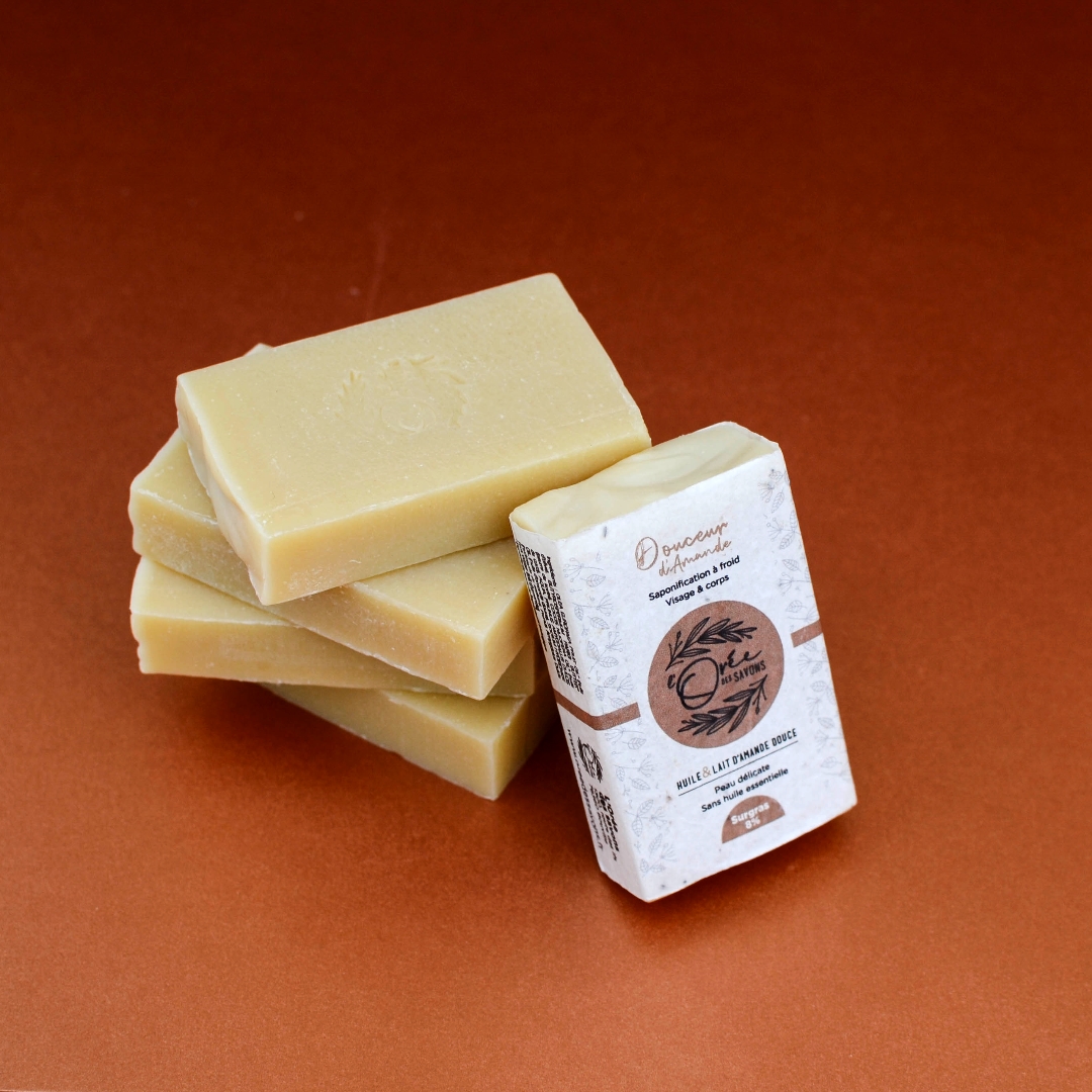Savon solide Douceur d'Amande - Huile & Lait d'Amande Douce - 100g - Peau sensible 3