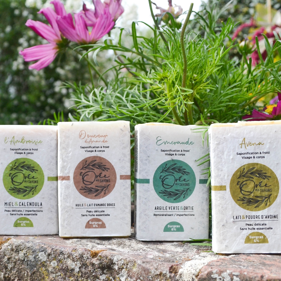 Coffret savons zéro déchet - 4x100g- Tous types de peaux 4