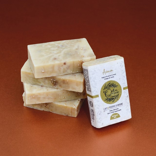 Savon solide Avena - Lait & Poudre d'Avoine - Sans HE - 100g 5