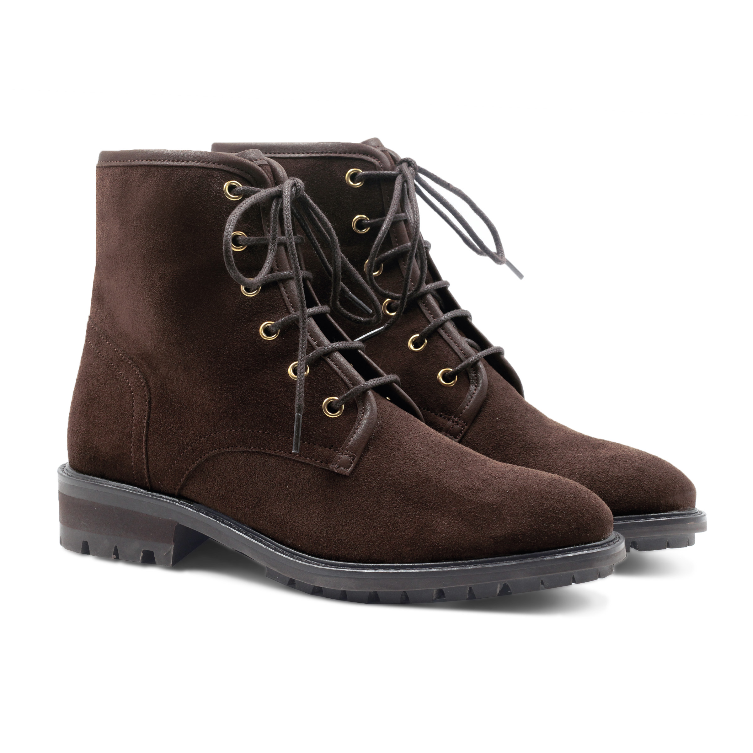 Boots femme daim marron hotsell