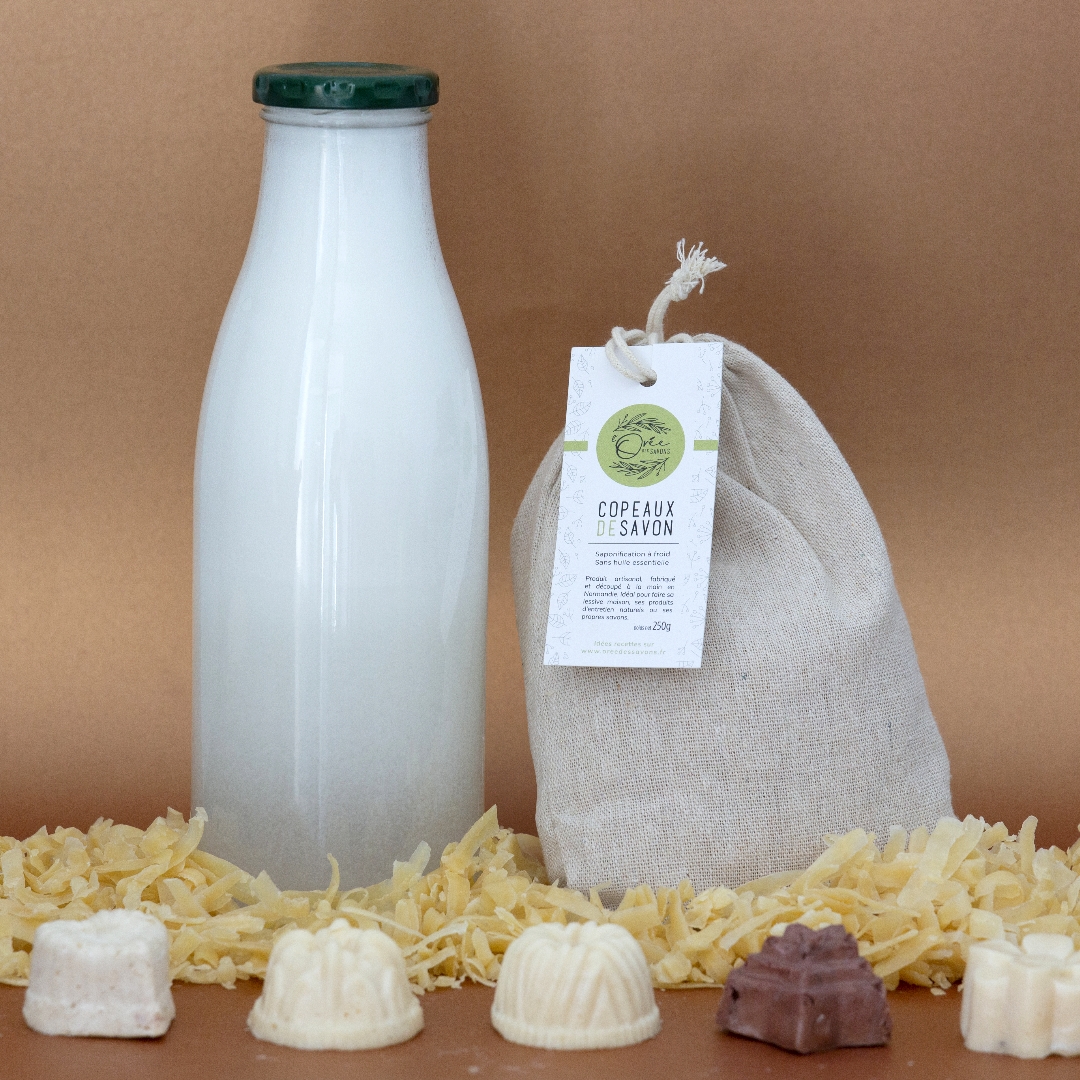 Copeaux de savon saponifiés à froid sans HE - lessive fait maison - 250g 4