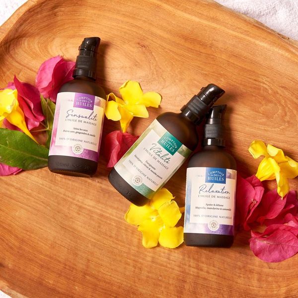 Huile de massage - Vitalité 4