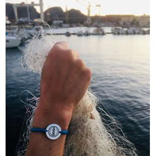 Bracelet Sauvage en filet de pêche