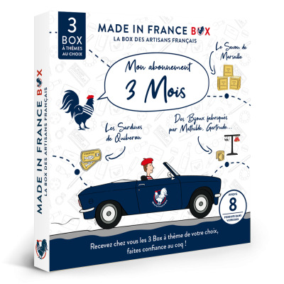 Coffret cadeau "Mon Abonnement 3 mois !" 3
