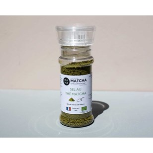 Sel au thé matcha bio - Moulin 85g