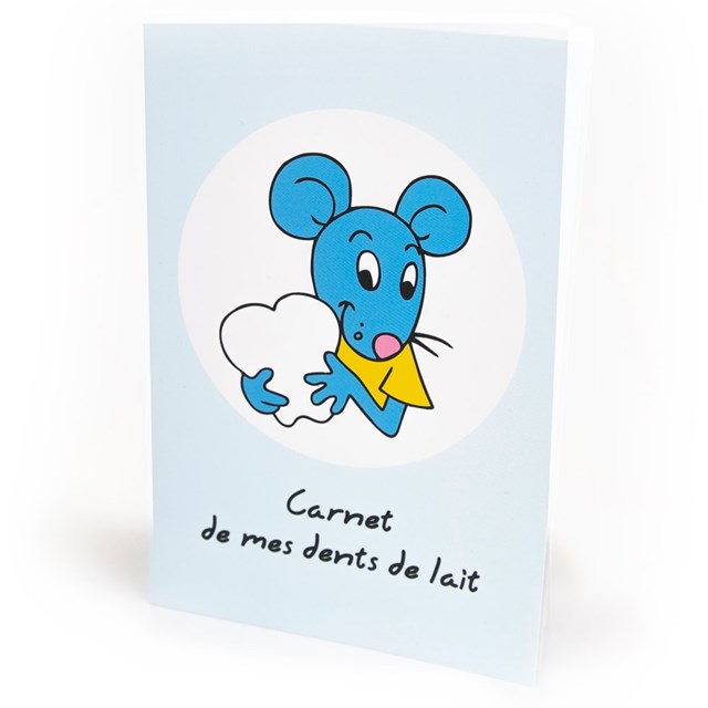 Carnet pour noter à quelles dates sont tombées les dents de lait