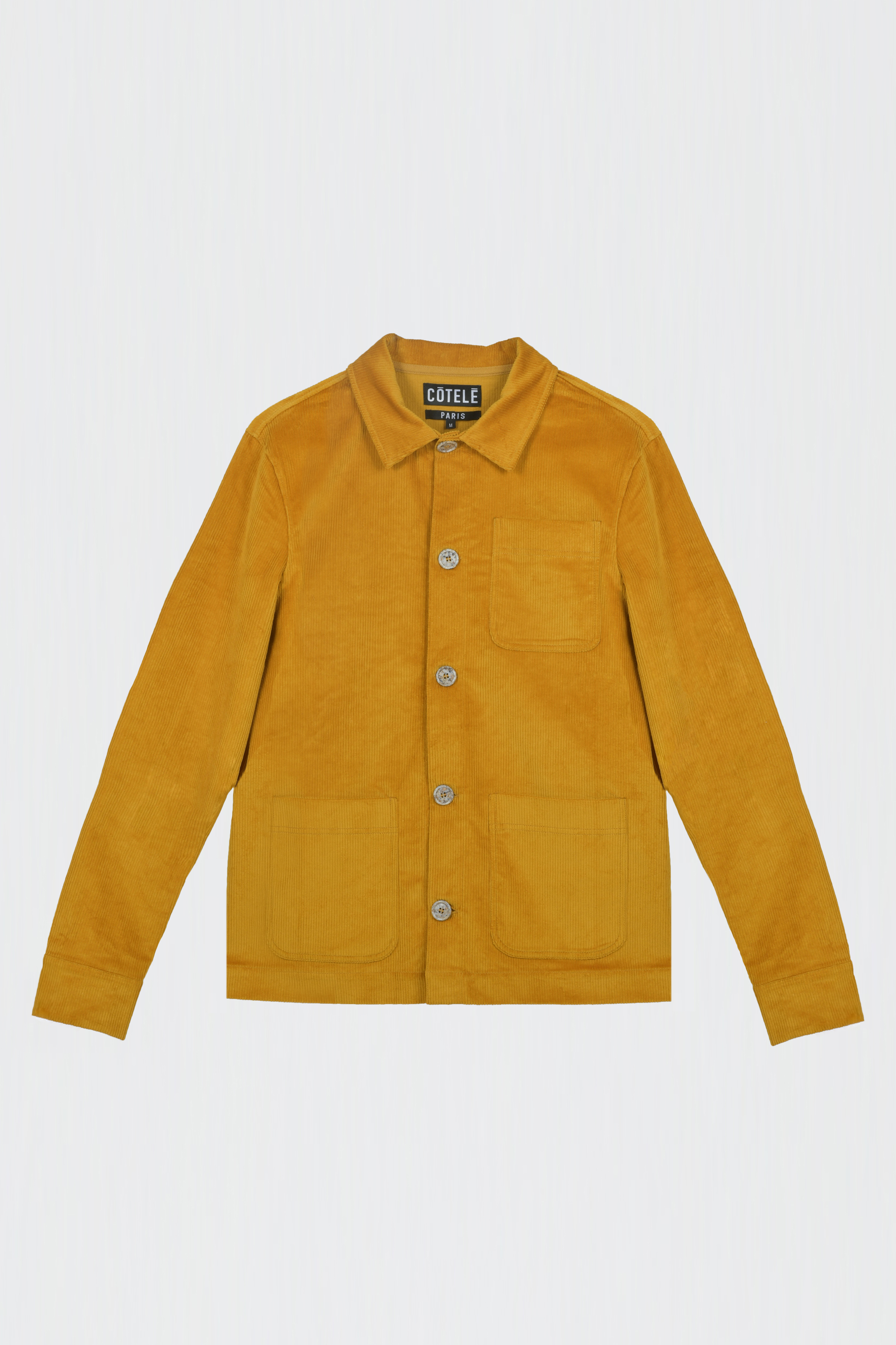 Veste Jaune Ambre en velours côtelé mixte et responsable 2