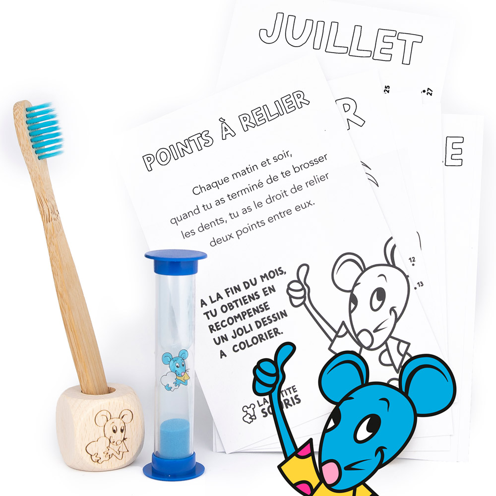 Kit pour se brosser les dents de manière ludique