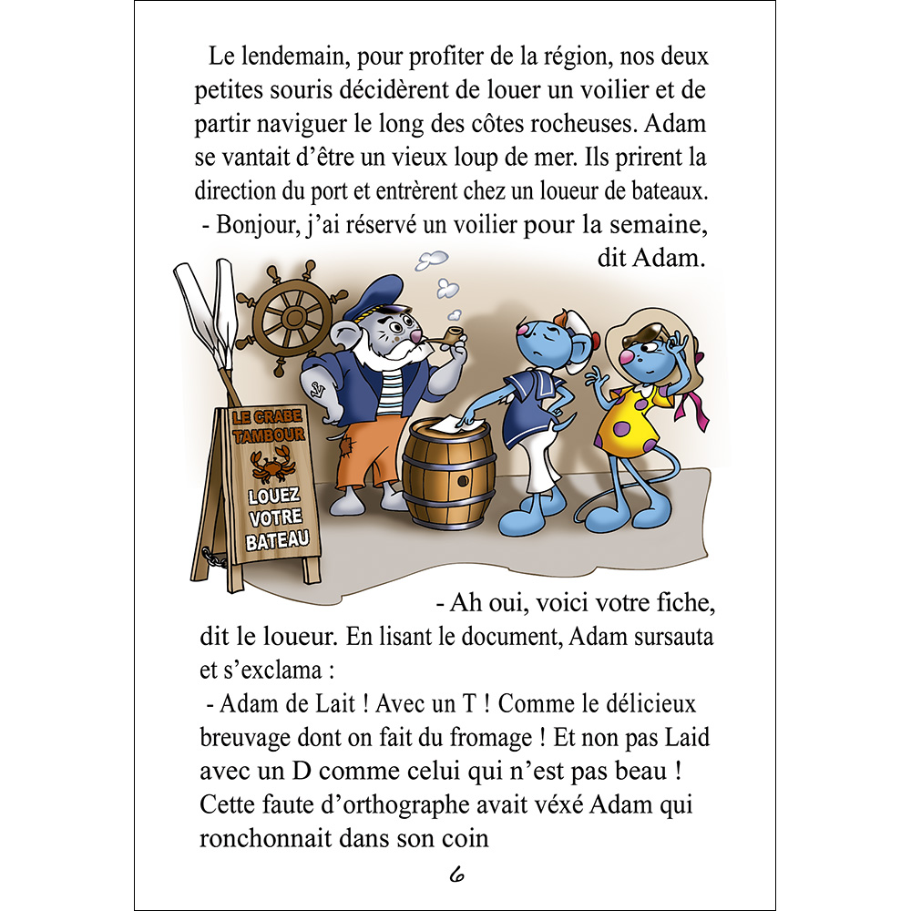 Page intérieure livre pour enfants