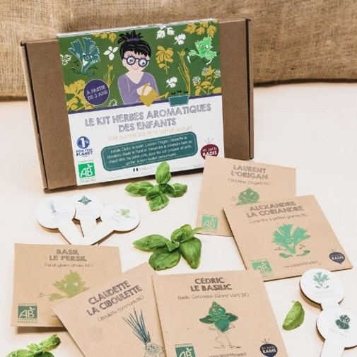 Kit herbes aromatiques des enfants bio