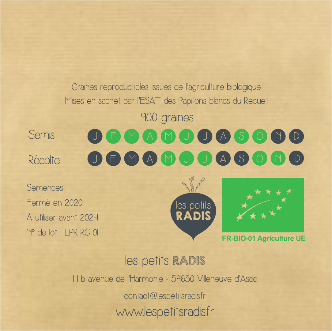 Mini-kit de semis - graines de roquette bio - Juliette la roquette 5