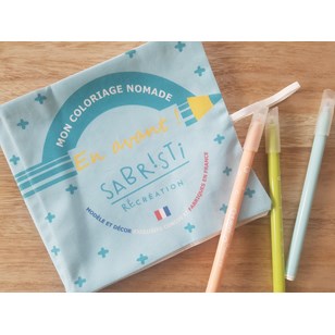 Coloriage lavable - En avant