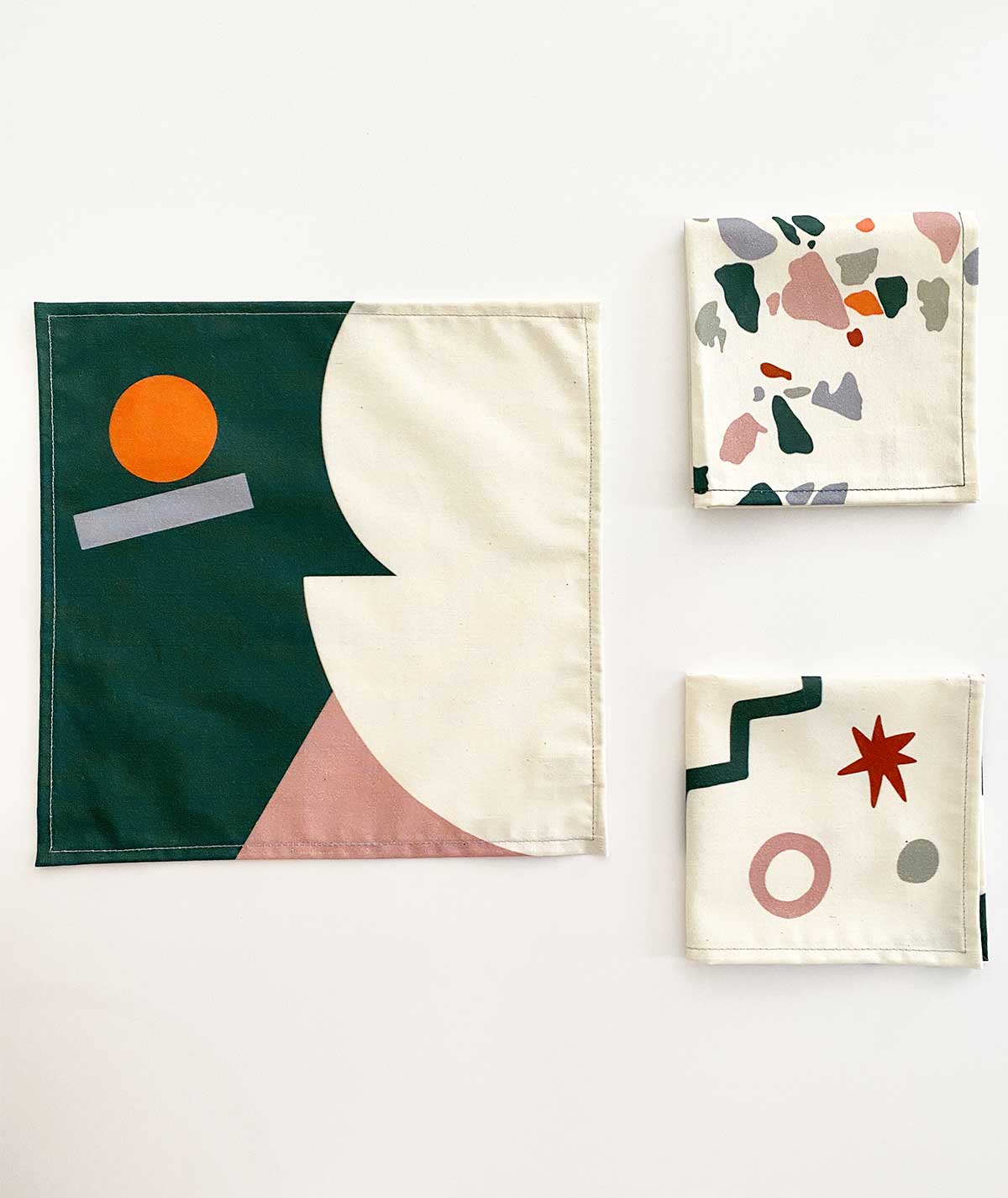 Mouchoirs en tissu bio made in france - ernest&lulu