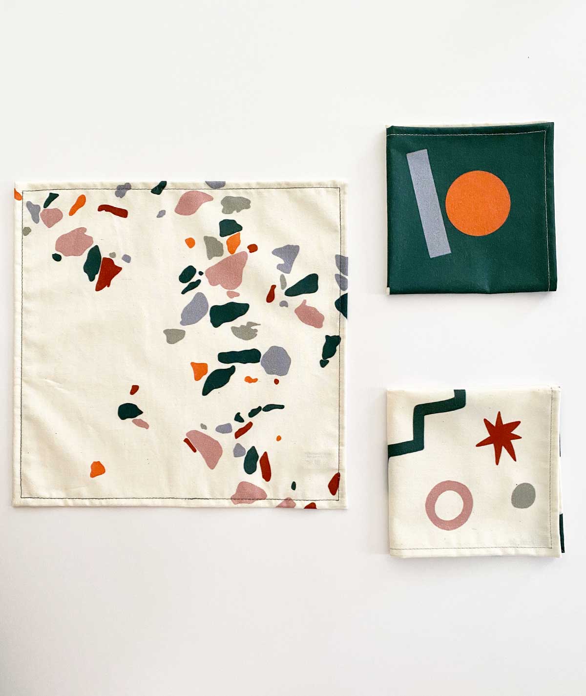 Mouchoirs en tissu bio automne hiver - ernest&lulu