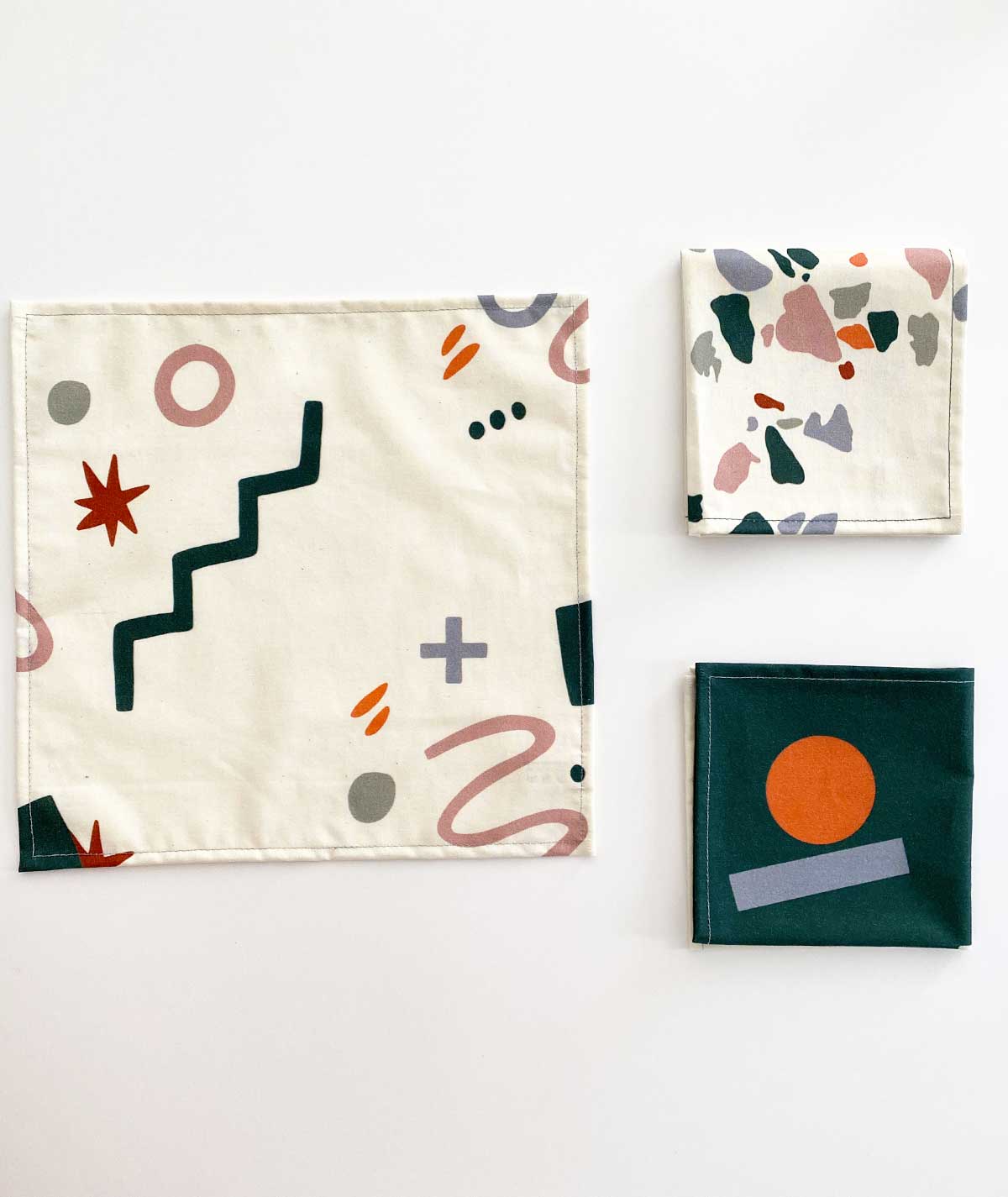 Mouchoirs en tissu bio made in france - ernest&lulu