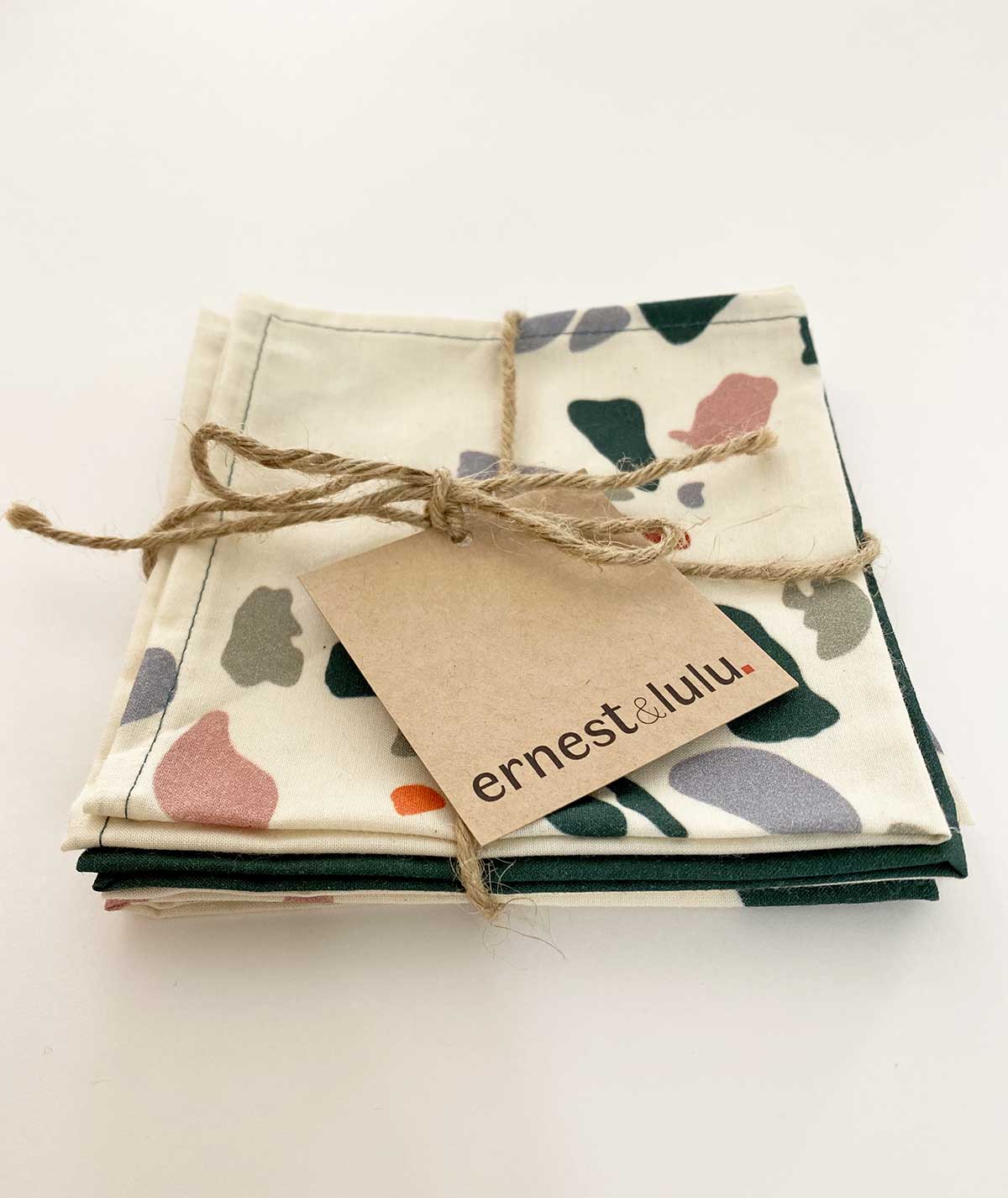 Mouchoirs en tissu bio made in france - ernest&lulu