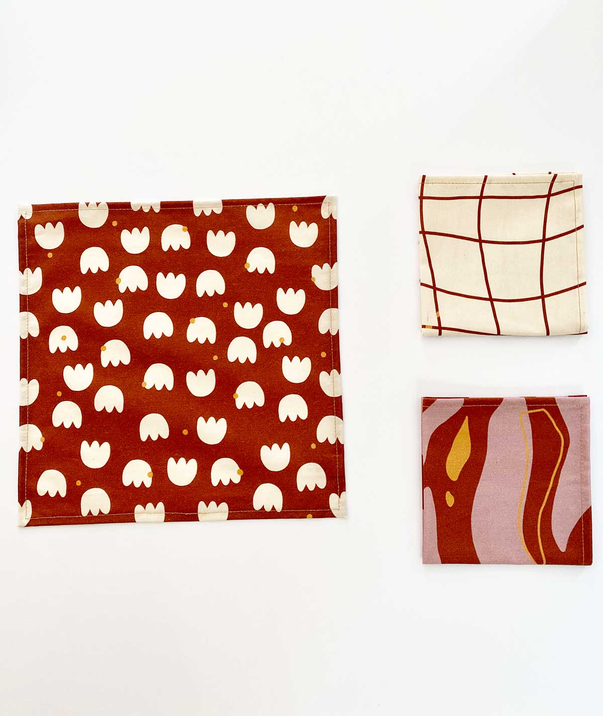 Mouchoirs en tissu bio made in france - ernest&lulu