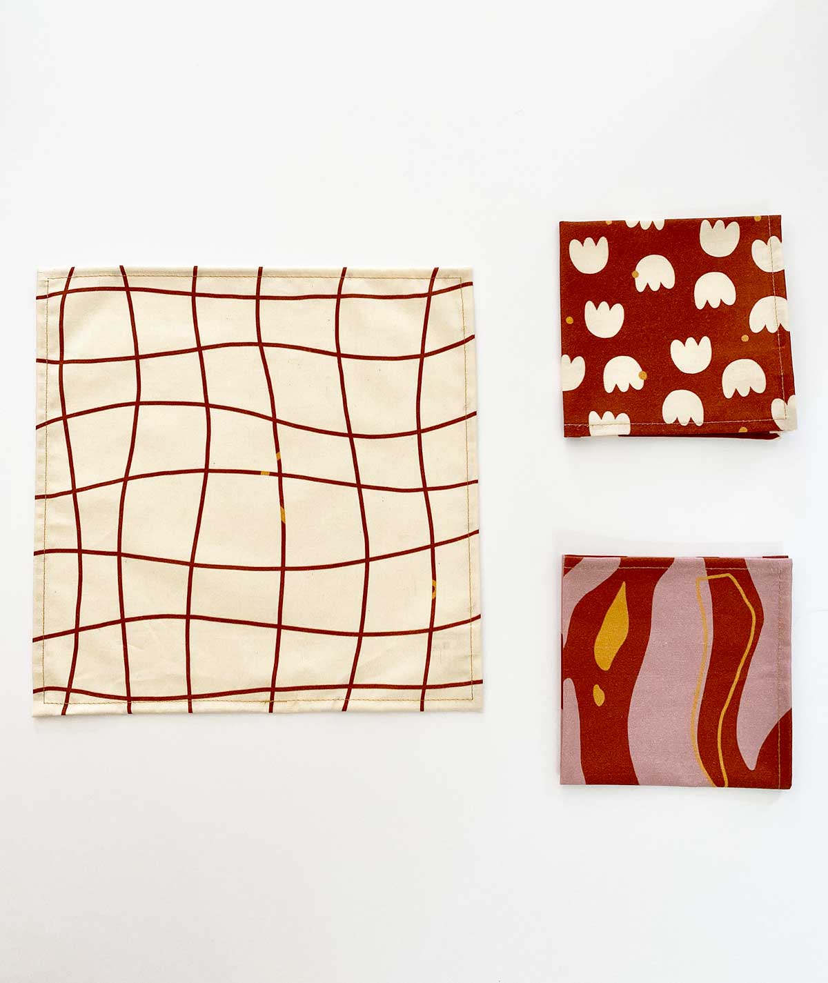 Mouchoirs en tissu bio automne hiver - ernest&lulu