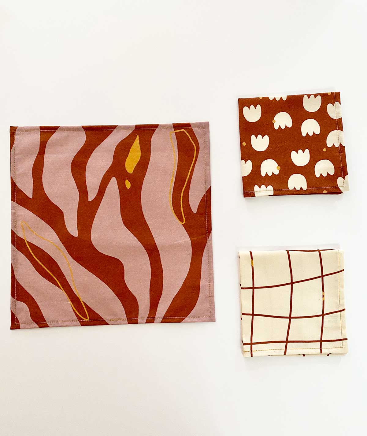 Mouchoirs en tissu bio made in france - ernest&lulu