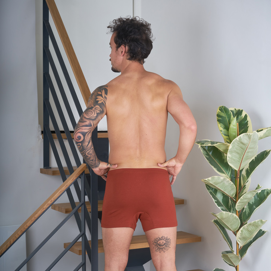 Caleçon rouille po