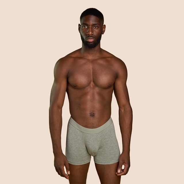Boxer confortable gris clair pour hommes