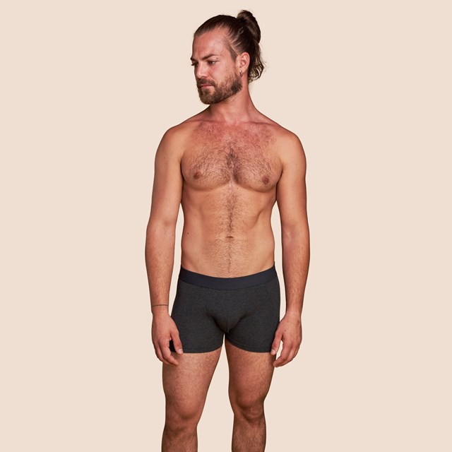 Boxer confortable gris foncé pour hommes