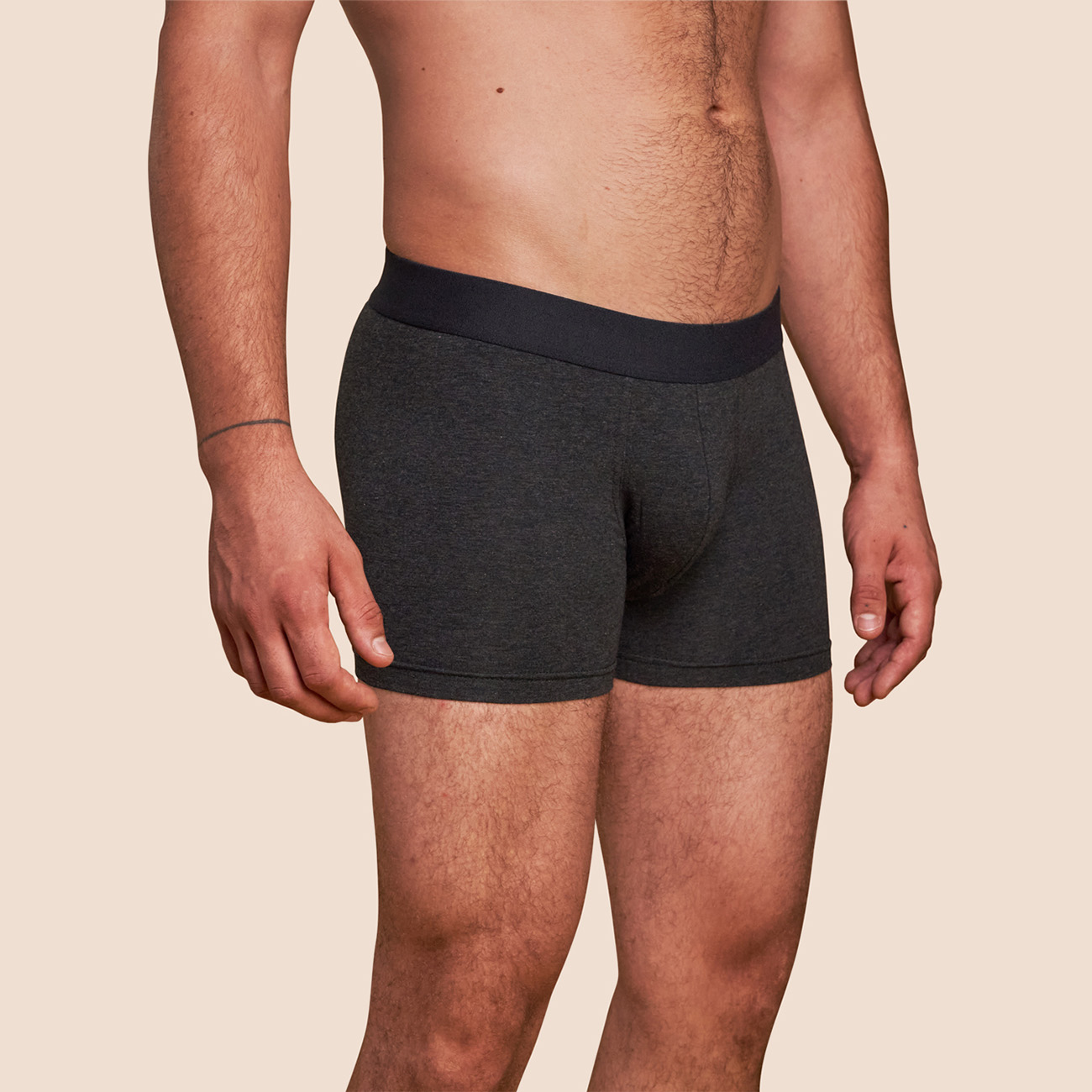 Boxer confortable gris foncé pour hommes