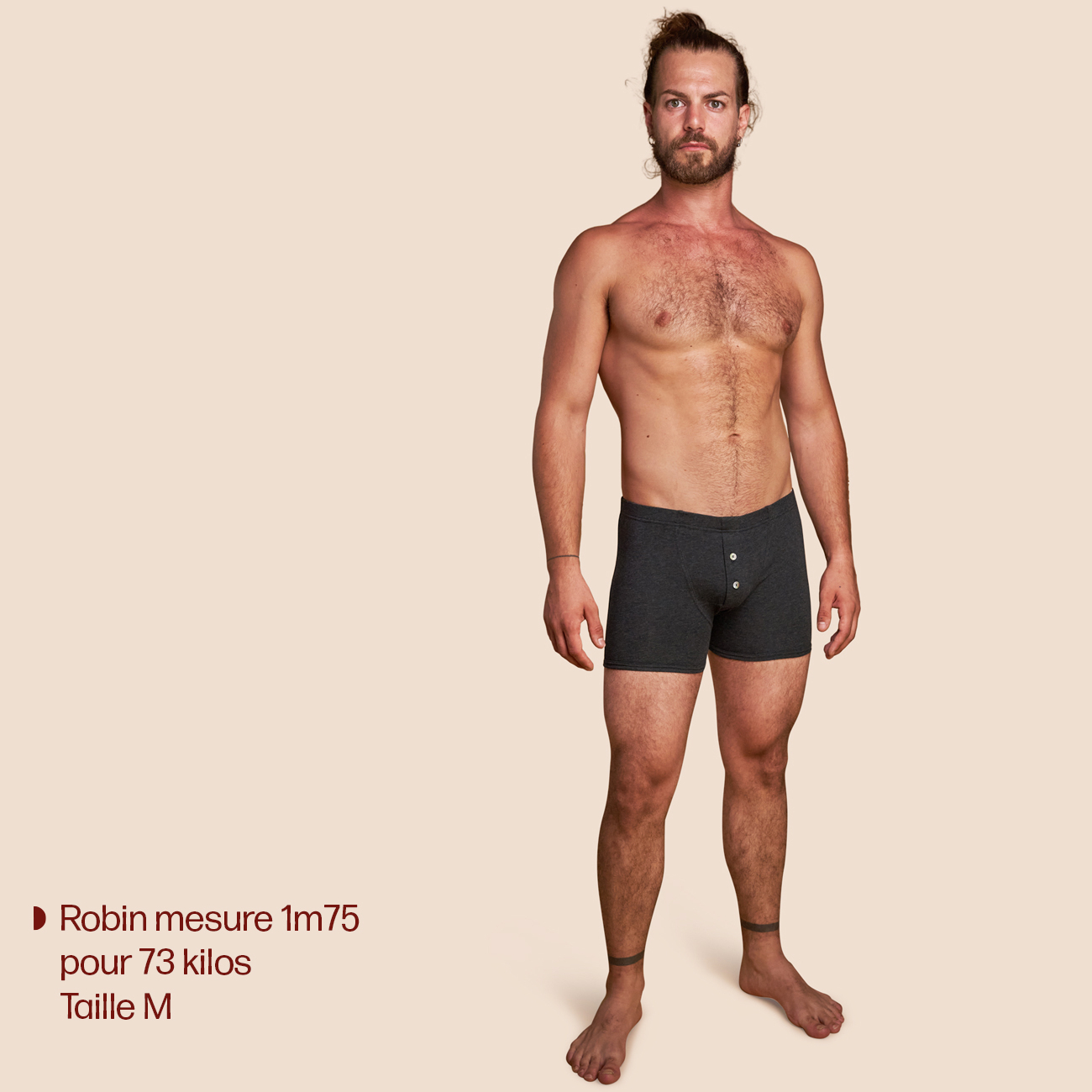 Boxer Héritage Gris anthracite - pack de 2 boxers 4