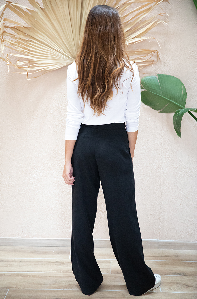 Pantalon Tamier en Tencel - Noir 4