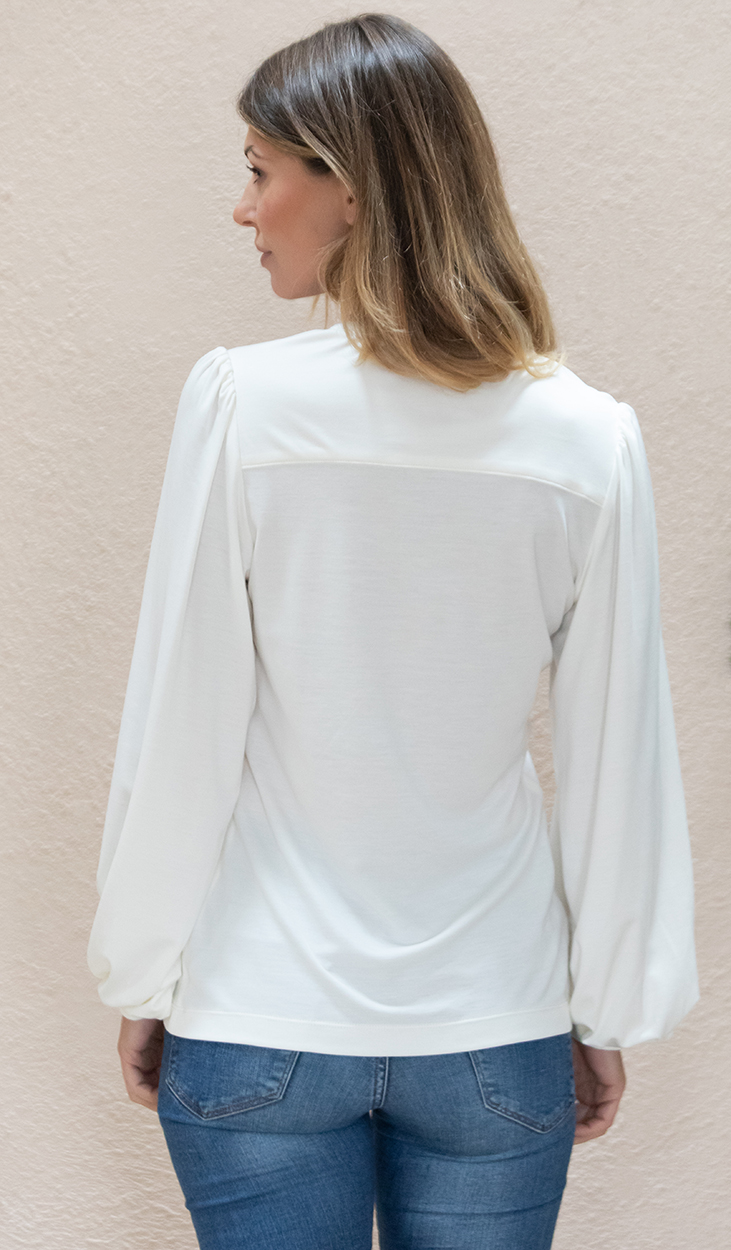Blouse Kalmia en Tencel - Ecru 4