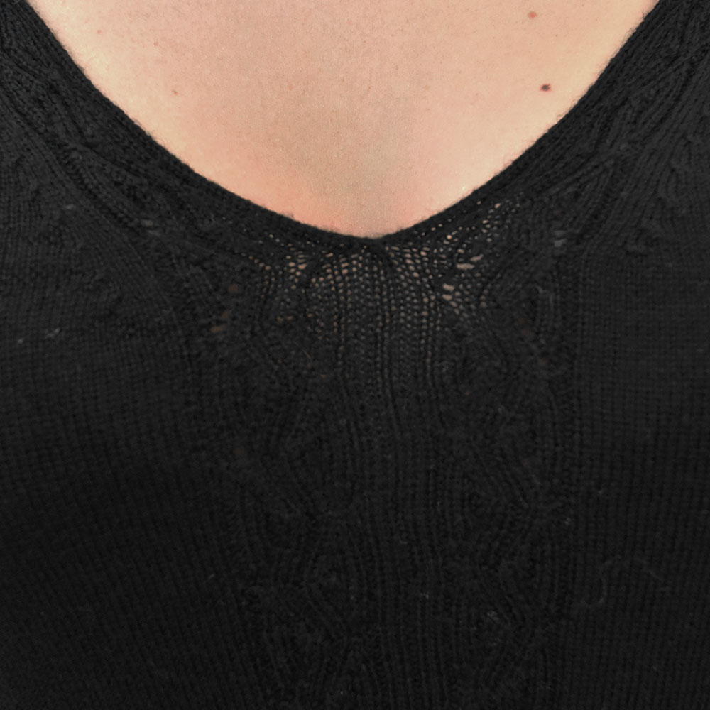 pull noir ecoresponsable