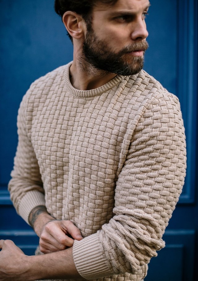 Pull DAMIER - Made in France - Coton Bio GOTS 4