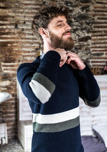 Pull NOMADE - Fibres recyclées - Made in France