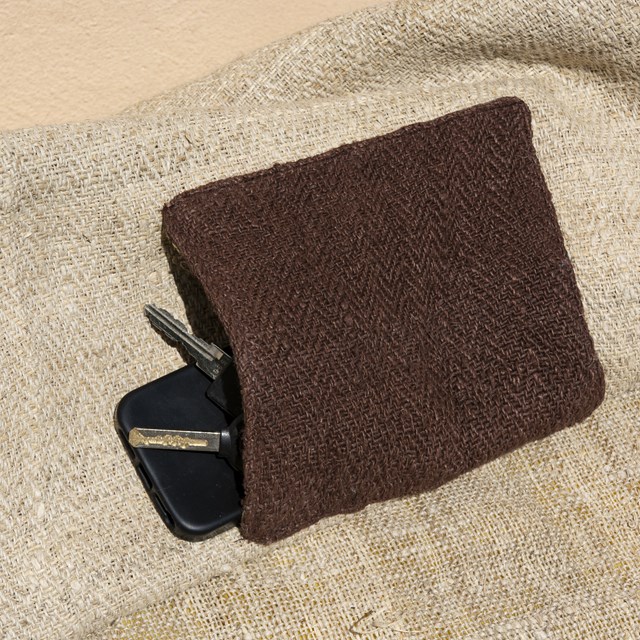 Sac de yoga écologique en chanvre upcyclé - Tishú - Vue poche