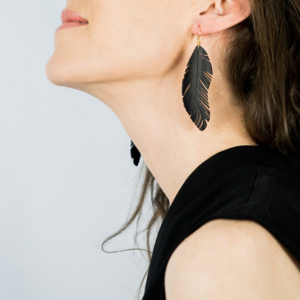 Boucles d'oreilles made in France et vegan