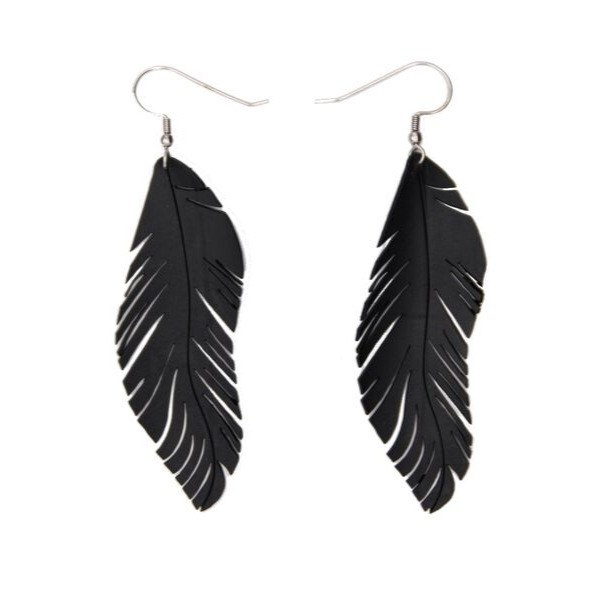 Boucles d'oreilles plumes