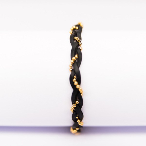 bracelet made in France upcyclé plaqué or
