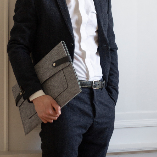 Pochette d'ordinateur - Upcycling Made in France - Livraison offerte 9