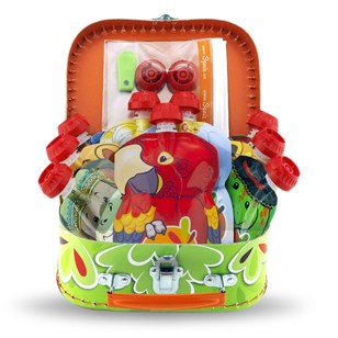 SQUIZ - COFFRET CADEAU GOURDES RÉUTILISABLES - COLLECTION CARNAVAL