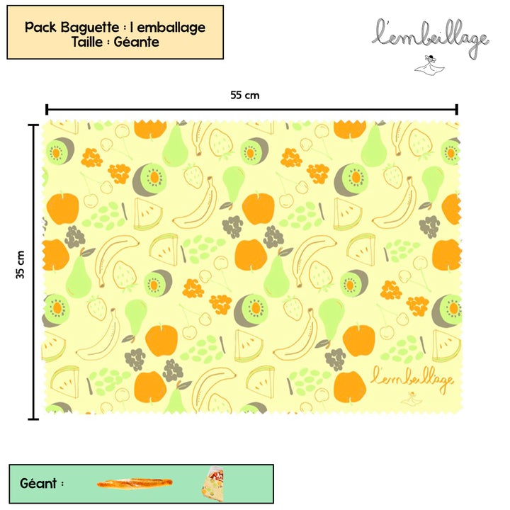 Beewrap - Pack Géant XL 6