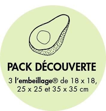 Beewrap Pack découverte : 3 formats 4