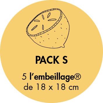 Beewrap Pack S : 5 petits 5